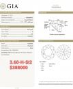3.60 H SI2 GIA7403520042