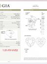1.01ct FIY VVS2 $45000 GIA2386037841