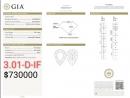 梨形3.01ct D IF GIA5203496419